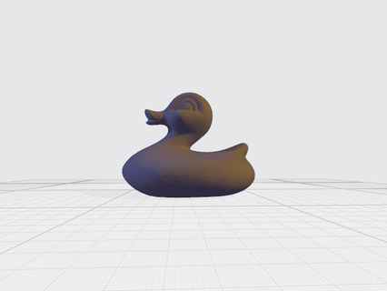 Pato patinho 07 borracha banho brinquedo arte casa decoração 3d print model - Mito3D