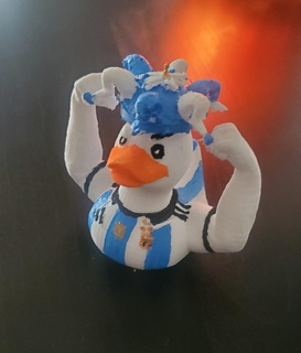 duck fanatic duckling ducky soccer messi qatar animal toy ave fans fantatico di maria ronaldo dibu neymar maradona funko 3d print model - Mito3D