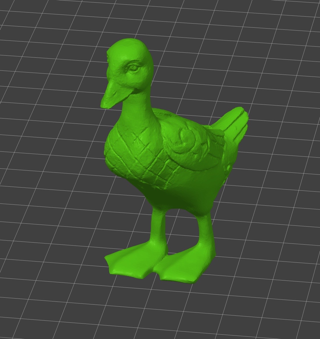 duck figure 3D print model - Mito3D