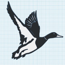 ördek uçuş Sanat dekor doğa kuş Kaz 3d print model - Mito3D