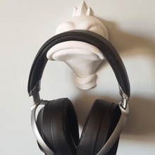 pato de auriculares la percha gadget 3d print model - Mito3D