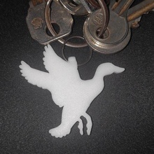 Pato chaveiro chaves chave anel casa pássaros natureza 3d print model - Mito3D