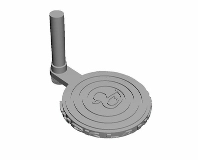 canard atterrissage tampon jeep 3d print model - Mito3D