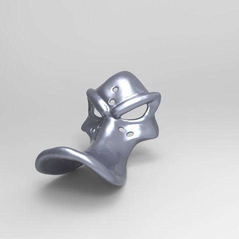 duck mask game 3D print model - Mito3D