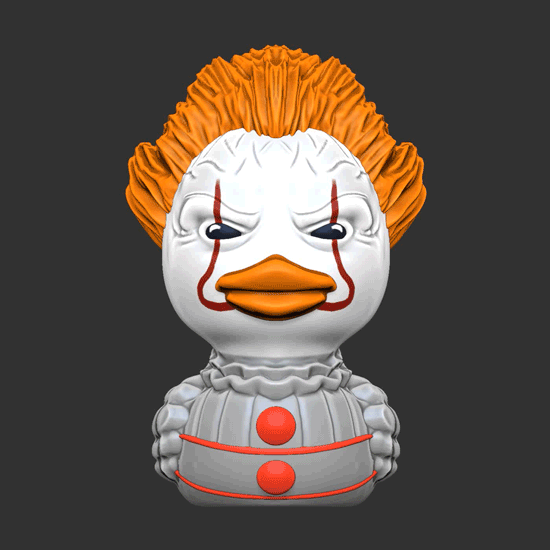 duck pennywise frog cute toy lowpoly decorate ornament stl chucky 3D print model - Mito3D