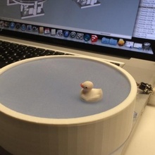 duck pond gioco meccanica giocattolo motorizzato 3d print model - Mito3D
