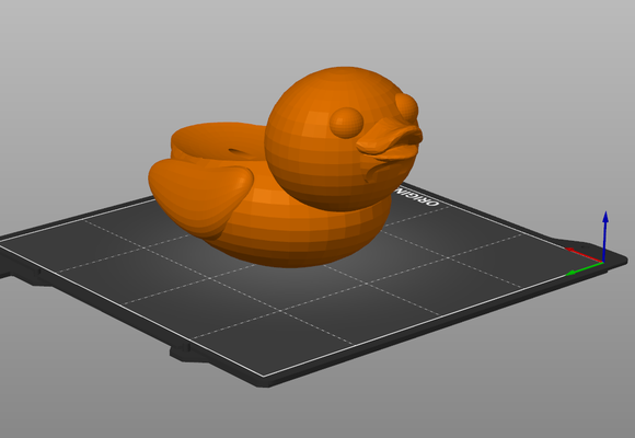 duck soap dish donald trump geeetech supportless easytoprint 3d print model - Mito3D