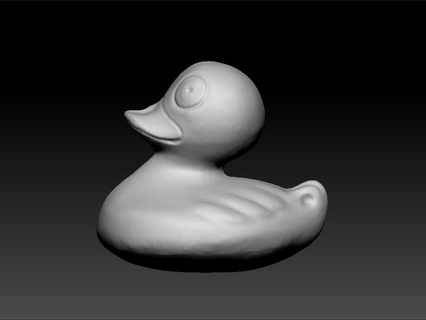 duck toy Art on desk test model amazing animal duck duck toy  3d print model - Mito3D