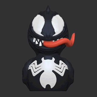 duck venom venom duck venom duck duck ghost guy toy duck venom halloween  3d print model - Mito3D
