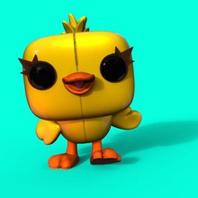 ducky funko various toy story 4 duck collectible movie pixate 3d print model - Mito3D