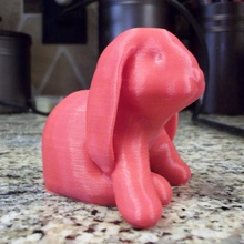 ducky lop orecchie del coniglietto di remix e senza supporti necessari art animale giocattolo pasqua 3d print model - Mito3D