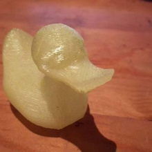 canard en plastique art sculptures le 3d print model - Mito3D