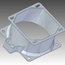 duct fan 8cm verschiedene extractor hot 3d print model - Mito3D