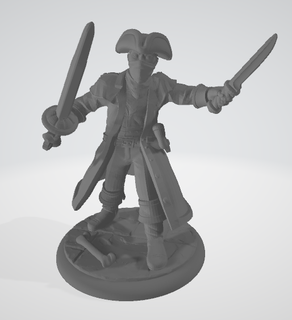 duelist monster hunter Game character bloodborne 3d print model - Mito3D
