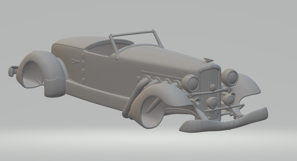 Duesenberg sj Flitzer verschiedene Slotcar Wagen Druckguss heiße Reifen Rennen h0 rc Modell Kyosho Tamya Autos Spielzeuge Juguetes colecionavel Miniaturen 3d print model - Mito3D