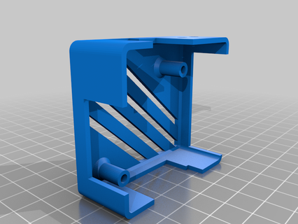 duet 1lc mount eva24 x-carriage box enclosure eva holder moun toolchanger toolhead 3d printer parts 3d print model - Mito3D
