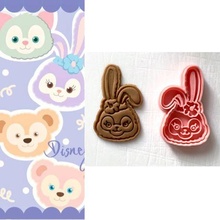 duffy friends - stella lou rabbit cookie cutter stamp cookiecutter duffyandfriens disney stellalou bunny 3d print model - Mito3D