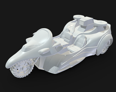 duke fleed buggy - grendizer goldrake goldorak car daisuke 3d print model - Mito3D