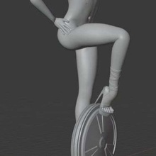 duke nukem forever casino girl statue 5 art people woman sexy nude nsfw female 3d print model - Mito3D