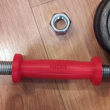 dumbbell handle sport weights home 3d print model - Mito3D