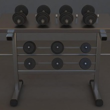 dumble & stand tool rod läuft Keller kg gym heben Gesundheit Stahl box Eiche Holz alt loft Fass Gewicht 3d print model - Mito3D