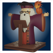 dumbledore fawkes fanart art toy 3d print model - Mito3D