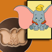 dumbo cookie cutter tool cookies disney 3d print model - Mito3D