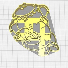 dumbo cookie cutter your mom tool cuter biscuit cutting 3d print model - Mito3D