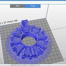 kukla radyal motor çeşitli sanat tech 3d print model - Mito3D