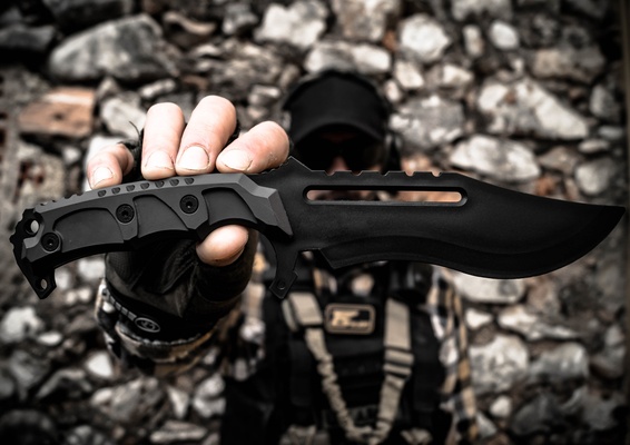 manichino raptor coltello tattico coltelli airsoft karambit csgo cs2 giocattolo armadina 3d print model - Mito3D