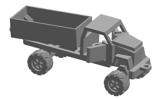 déverser camion 2 3d print model - Mito3D