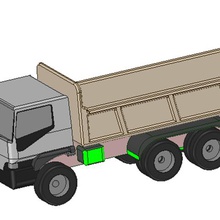 dump truck jeu 3d print model - Mito3D