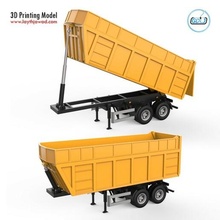 damperli kamyon tanıtım videosu v1 Çiftlik askeri araç araba ağır yük tekerlek dev kabin yazdırılabilir vücut Tamiya otomotiv 3d print model - Mito3D