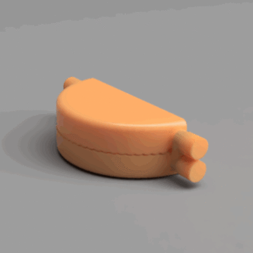 bola de masa hervida - empanada empanadilla más cerca casa llenado la cocción cocina 3D print model - Mito3D