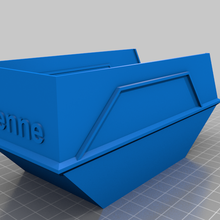 dumpster 170mm box container garbage storage organization 3d print model - Mito3D