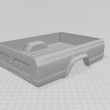 çöp kutusu comanche Cherokee 1 10 rc çete 93 araba cip jsscale tarayıcı ölçek 3d print model - Mito3D