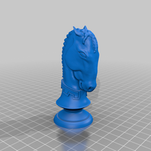 duncan knight game chess piece knight chess 3d print model - Mito3D