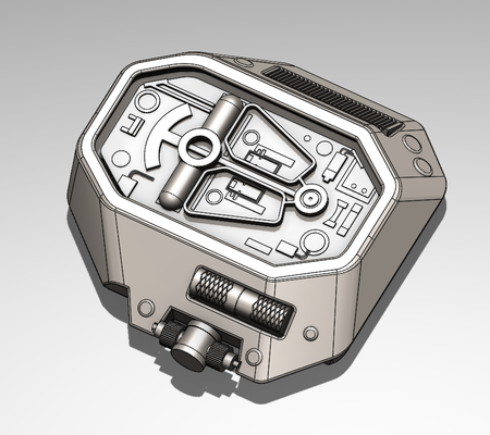 kumdan tepe ilham fütüristik izlemek gadget film 3dmodel saat kumuldan alan kronometre moda kopyası bilimkurgu yenilik şık açıklama parçası 3d print model - Mito3D