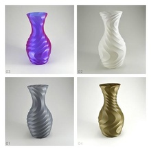 dunes vase collection sand mode flower deco decoration 3d print model - Mito3D