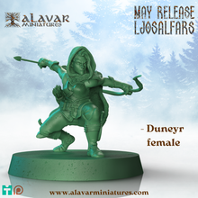duneyr female - guardians ljosalfar 3d print model - Mito3D