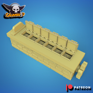 dungeon bowl - bomb roulette dungeon bowl roulette chest bomb  3d print model - Mito3D