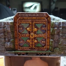 dungeon bowl - warhammer quest fosse escaliers jeu blood 3d print model - Mito3D