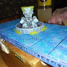 dungeon bowl - warhammer quest room fountain game blood 3d print model - Mito3D