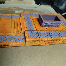 dungeon bowl - warhammer quest tomb game blood 3d print model - Mito3D
