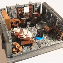 dungeon kit jogo personalizável dinâmica rpg artesanato interior tampo de mesa arquitetura prop miniatura masmorras e dragões dnd 3d print model - Mito3D