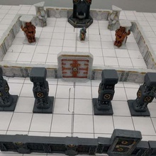 dungeonsticks - enanos salón 28mm juego juegos 3d print model - Mito3D