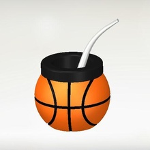 schiacciare pallacanestro palla 3d print model - Mito3D