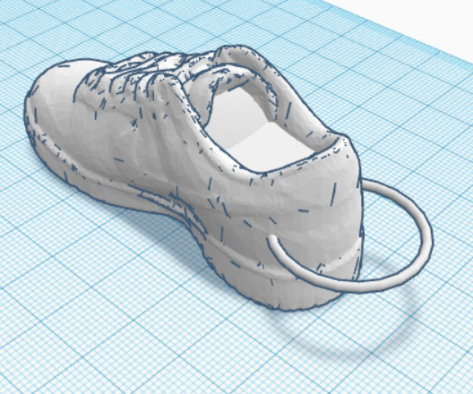 dunk low key ring nike shoe door 3D print model - Mito3D