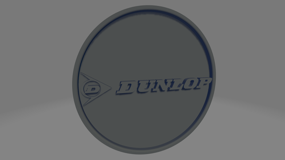 Dunlop Untersetzer 3d print model - Mito3D