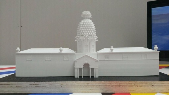 fazla Ananas ananalar mimari İskoçya binalar yapılar 3d print model - Mito3D